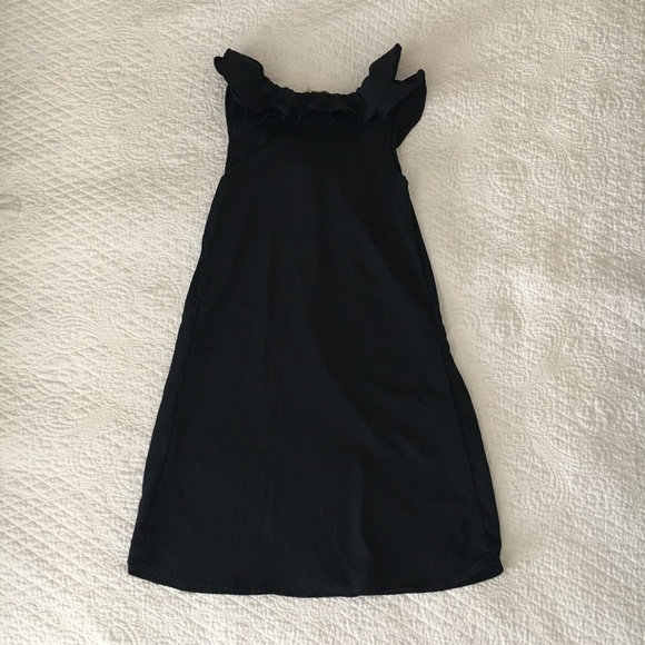 Urban Outfitters Pins and Needles Ruffle Dress Women's XS Black - Picture 6 of 6